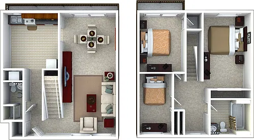 Floor plan 3x2 Luxury