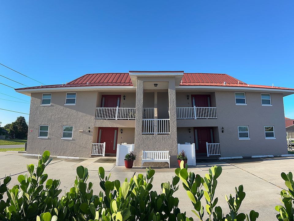 Front view of building