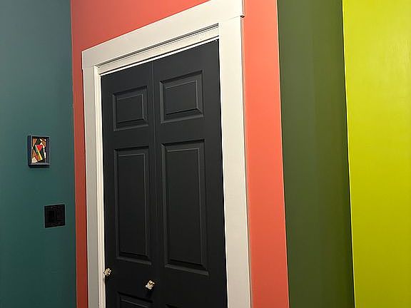 Colorful entryway. 