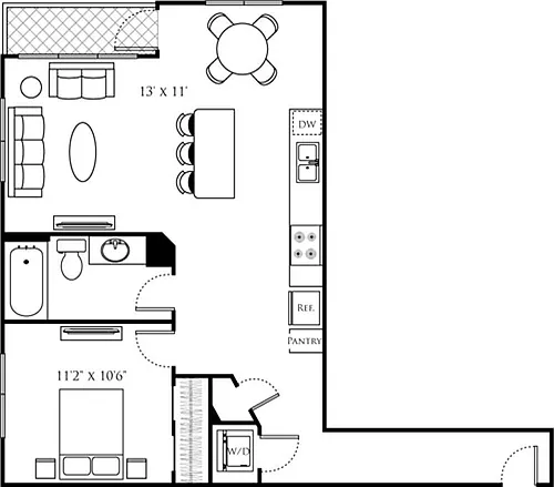 Floor plan A25