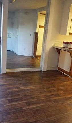 New flooring in dinning area