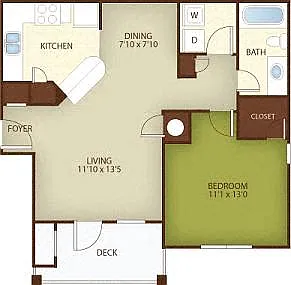 Floor plan The Oak