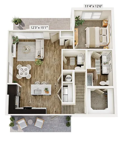 Floor plan SFR B2