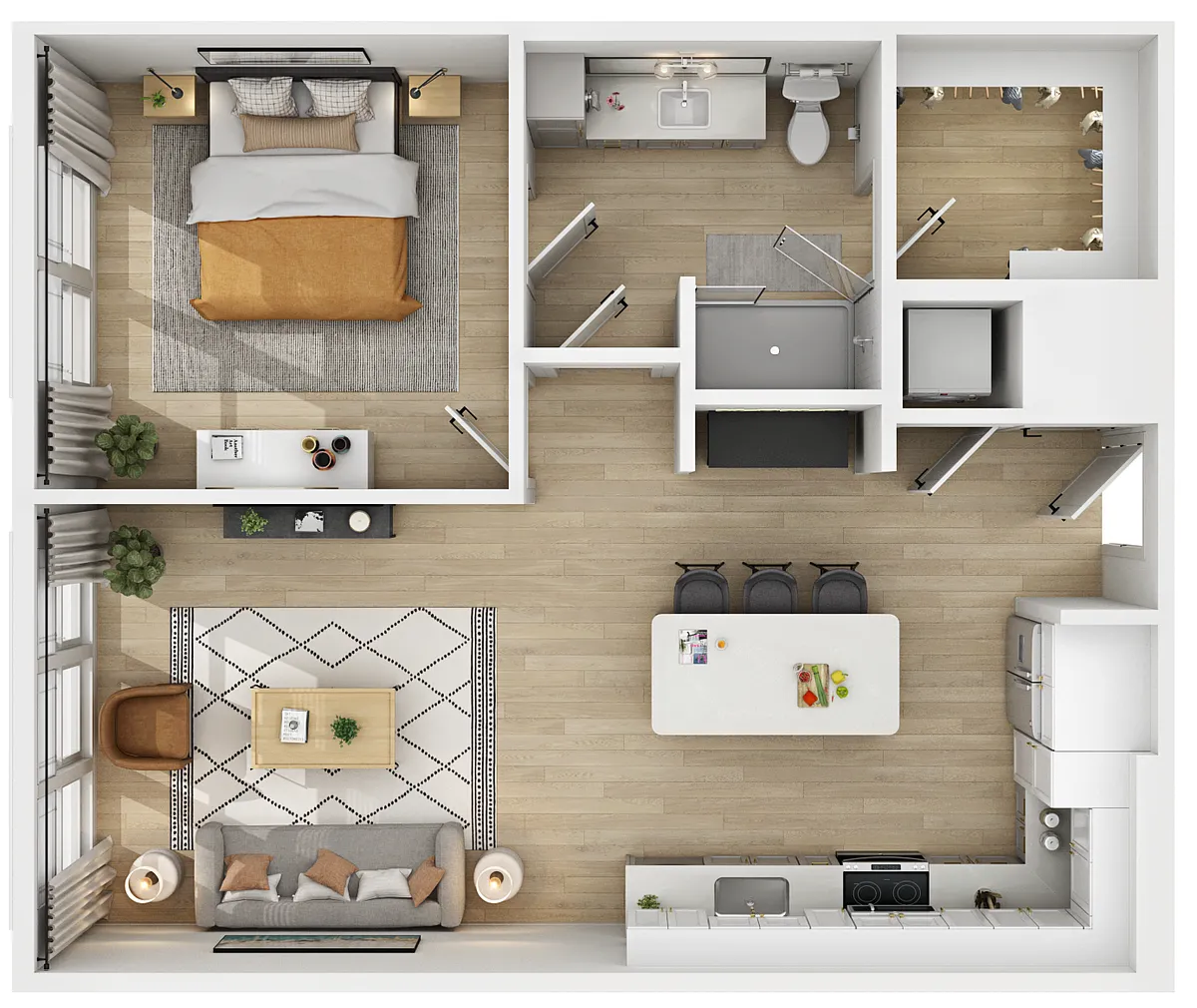 Floor plan A22