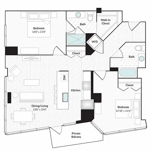 Floor plan Maroon Peak