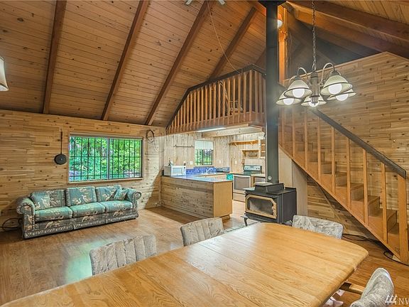 Magical spot in the trees to watch the snow fall, or to have nice cool nights in the summer too.