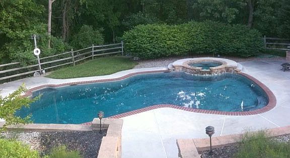 Pool from house