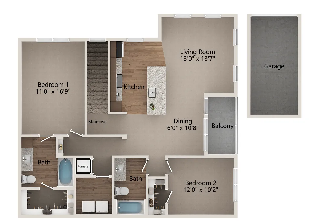 Floor plan B6-G