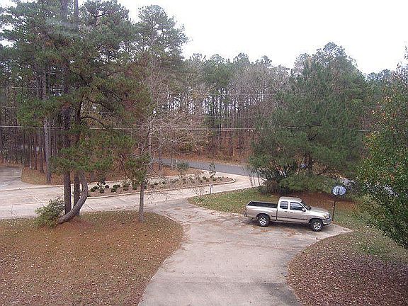View of driveway from upstairs window