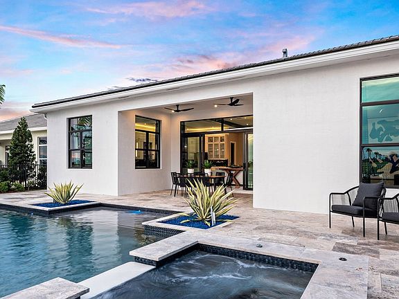 Victoria Model Home Pool and Rear Exterior