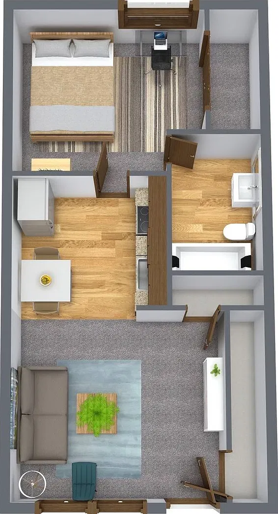 1 bed, 1.0 bath, $895 — Photo 3