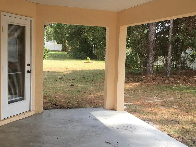 Back patio
