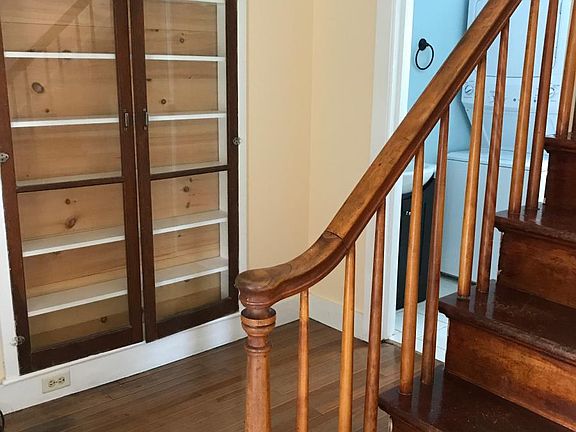 Antique built in display cabinet