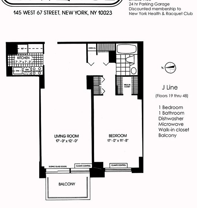 2nd image of 145 W 67th St APT 29J