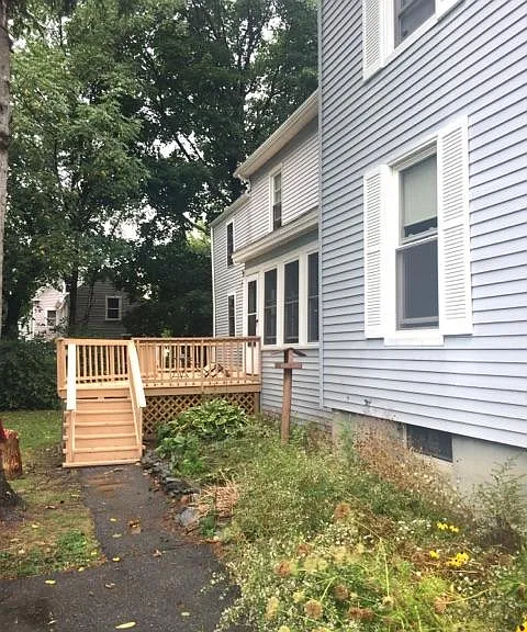Exterior Deck off Side Porch of the Apt