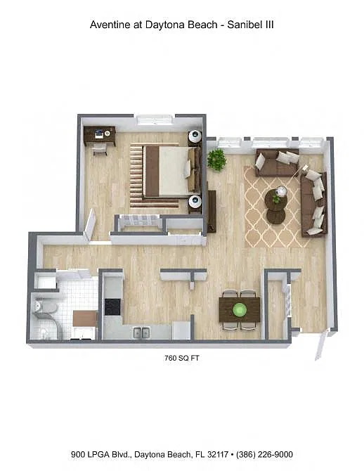 Floor plan Sanibel III