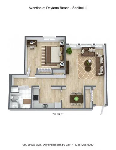 Floor plan Sanibel III