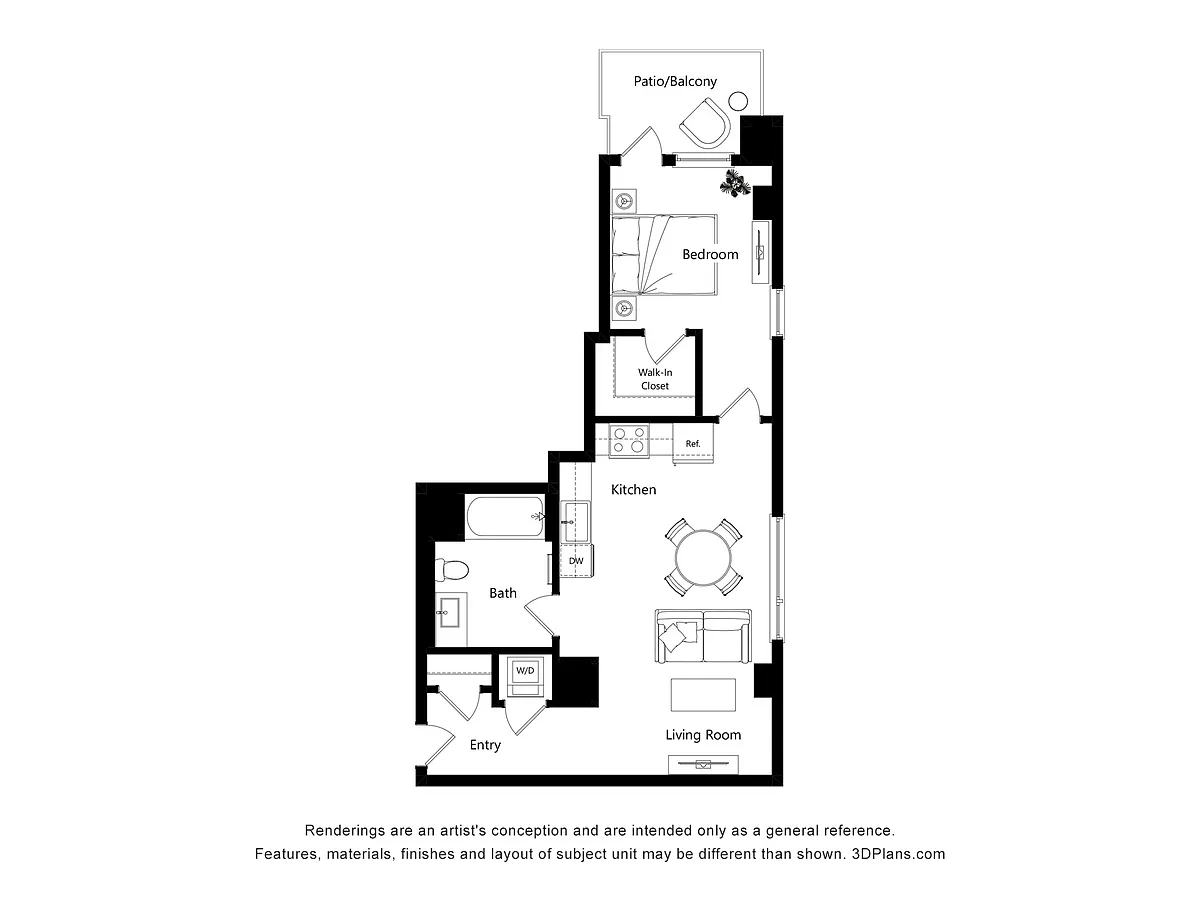 Floor plan A-1M