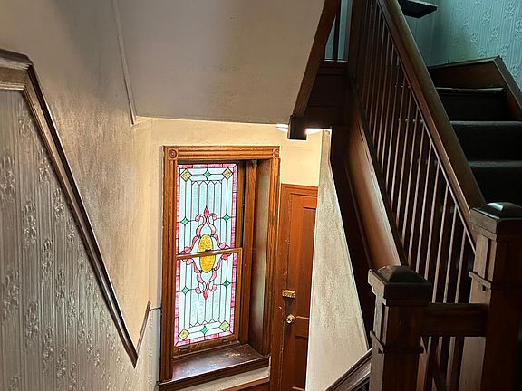 Inside stairway