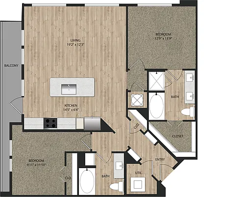 Floor plan B2