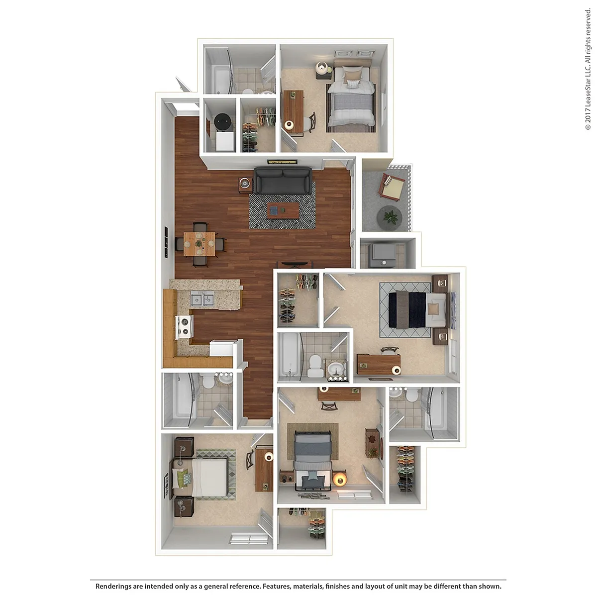 Floor plan 4X4