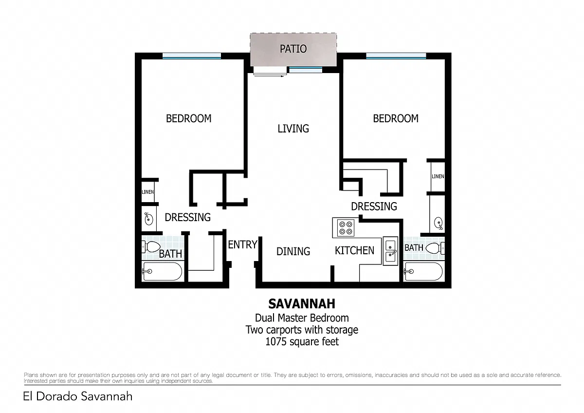 Floor plan Two Bedroom