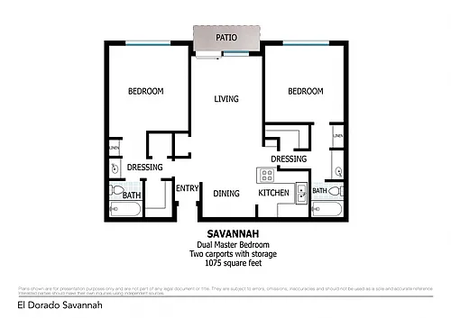 Floor plan Two Bedroom
