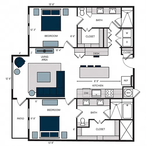 Floor plan B6