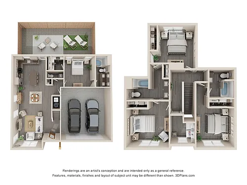 Floor plan The Douglas 4x3.5