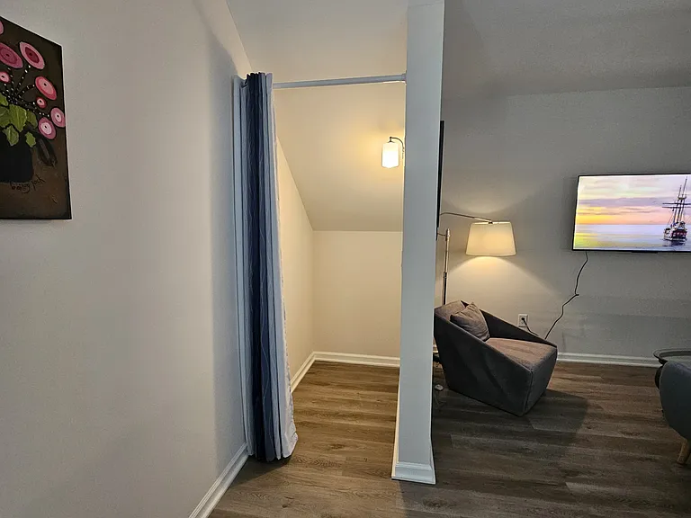 Extra storage area (under stairs)