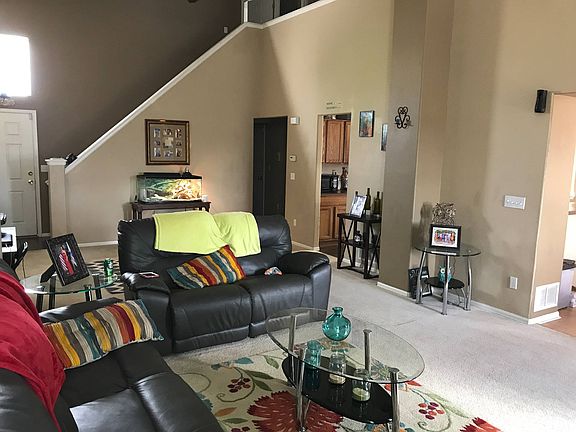 Living room view of stairs