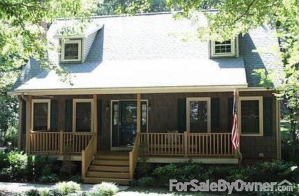 Front Porch
						:
						Composite material porch is large enough for a swing & several rocking chairs.