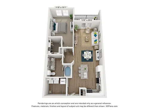 Floor plan Waccamaw Phase 1