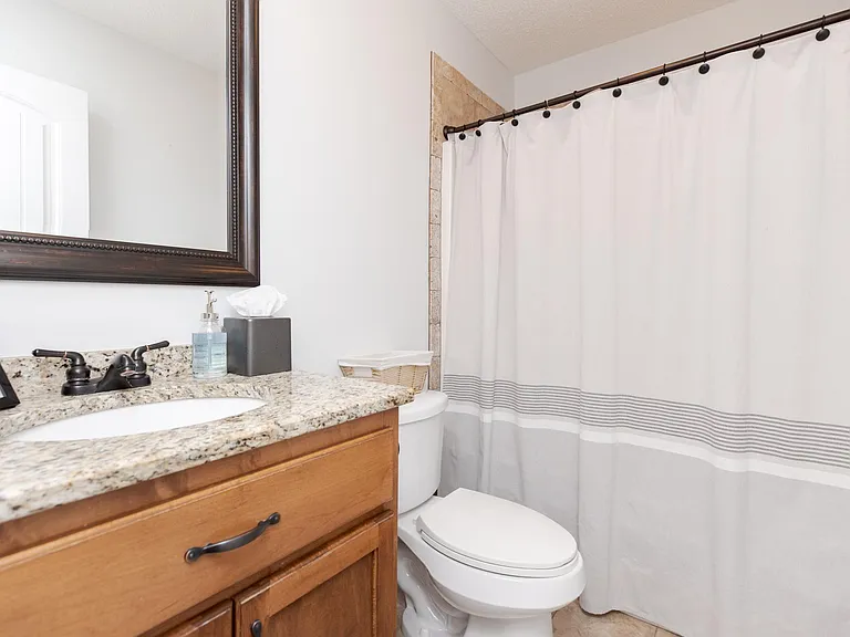 Bathroom 2 with shower & all toiletries