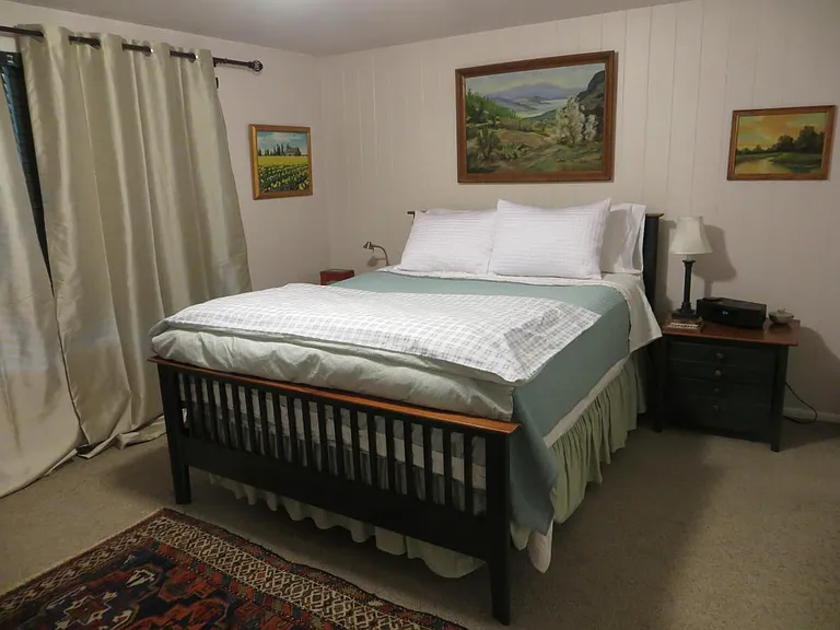 Master bedroom with new pillow top mattress
