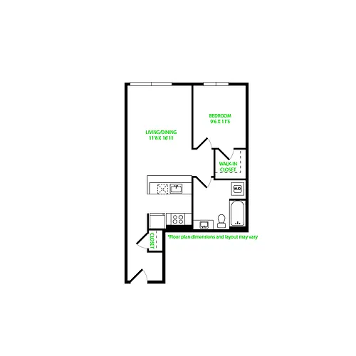 Floor plan 17E