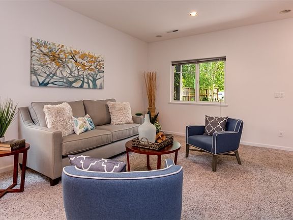 Enter into the cozy living room.