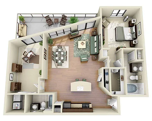 Floor plan Belcourt (B2C)