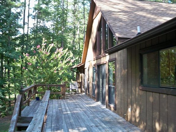 Decks along the entire back