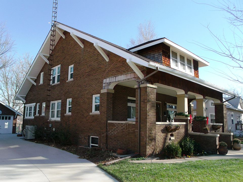 West and north view of home
