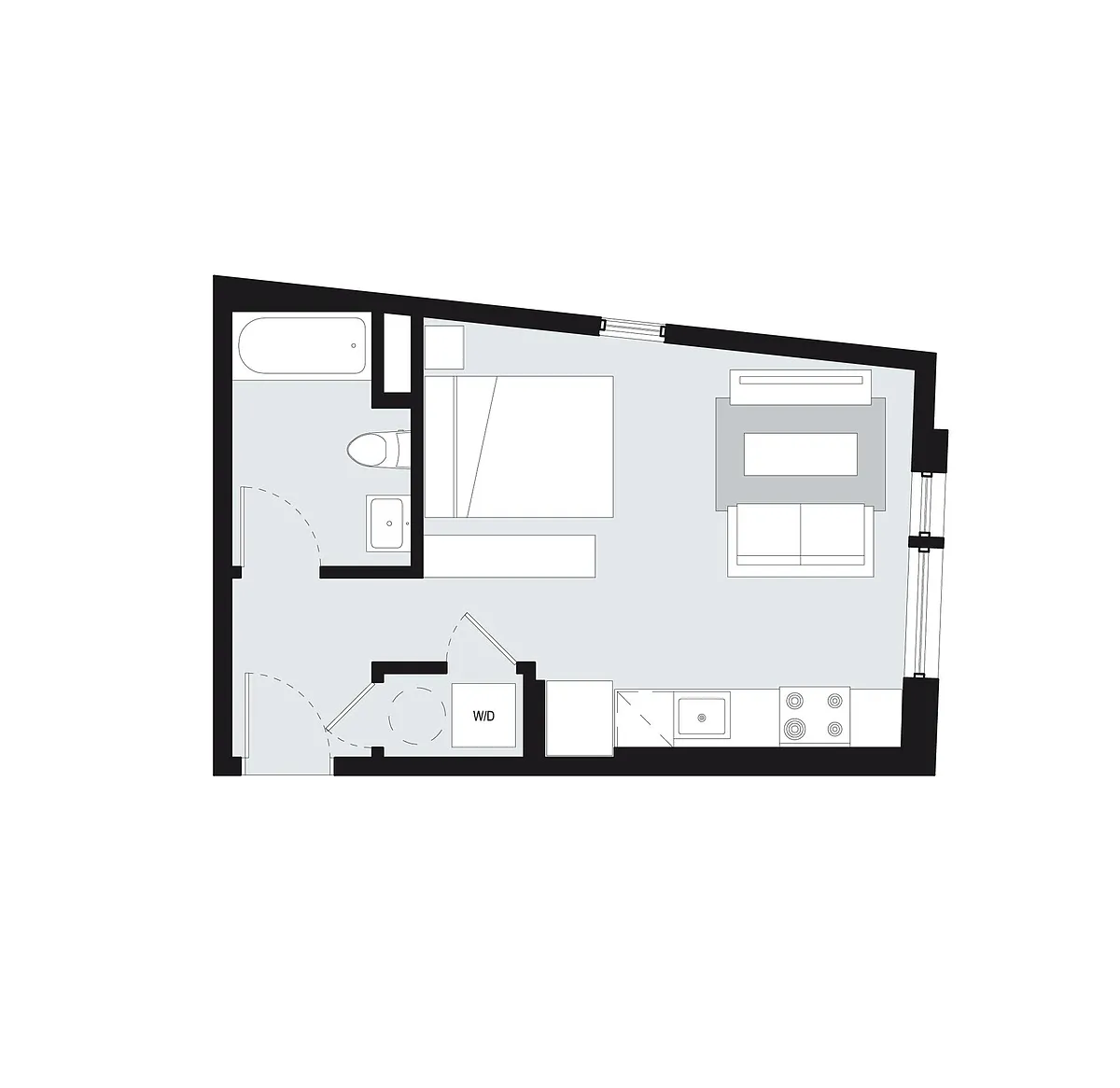Floor plan Studio Style D