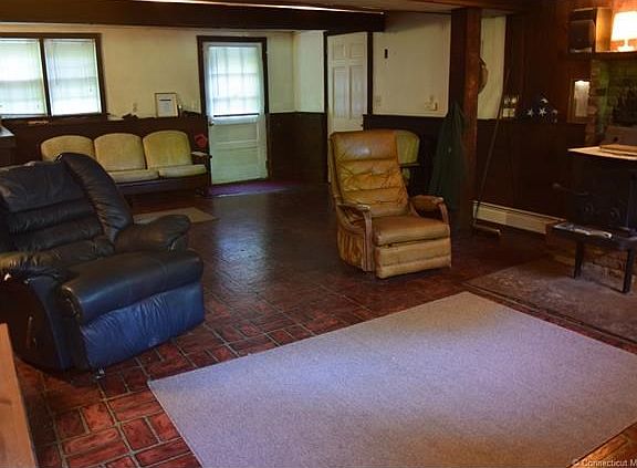 Family room with walk-out to the back yard.