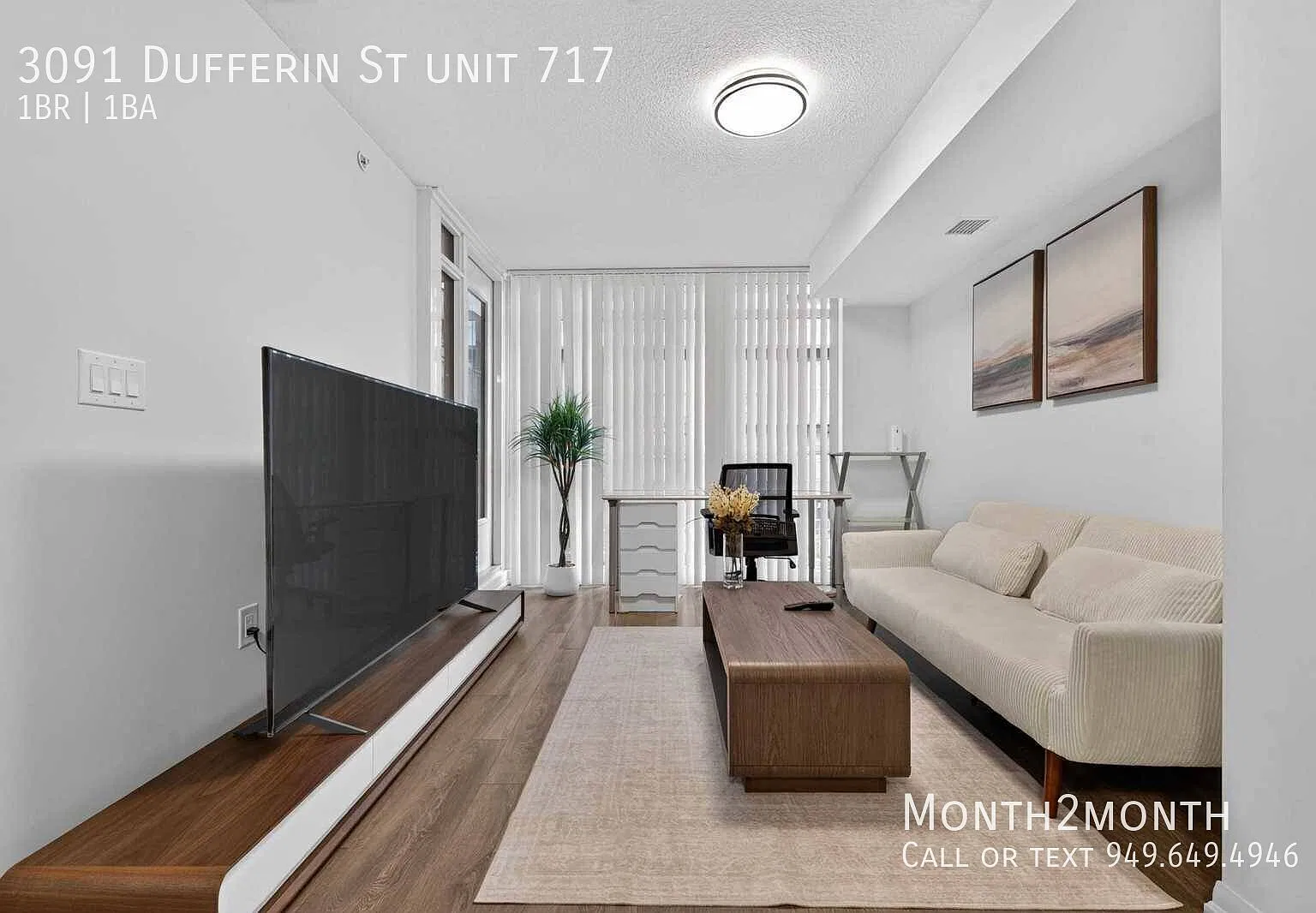 Sunlit Living on Dufferin St — Photo 1