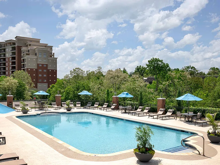 Resort-style pool and expansive sundeck