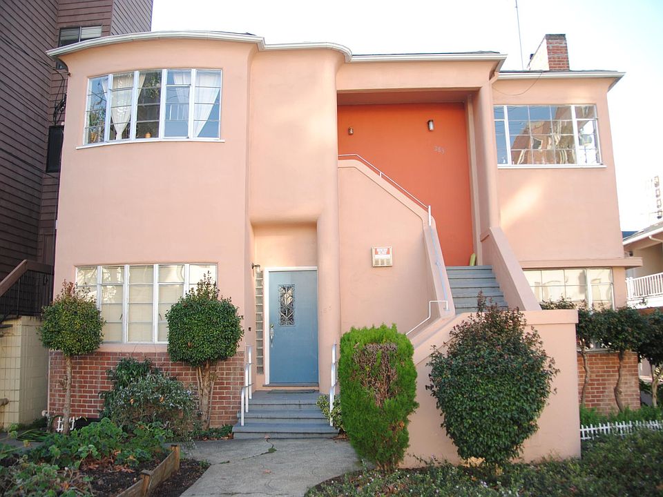 Front of Art Deco Building