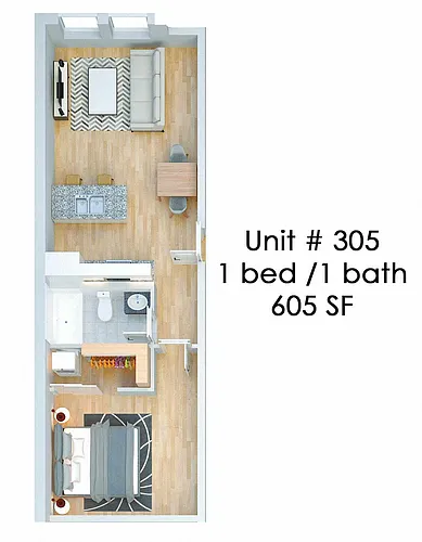 Floor plan 305