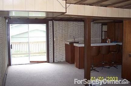 Sliding glass doors to patio.