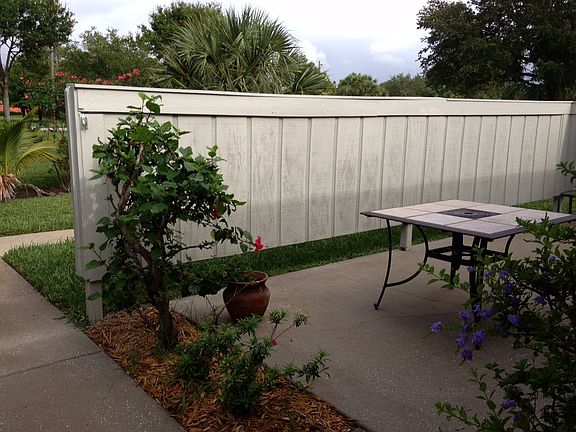 private enclosed patio