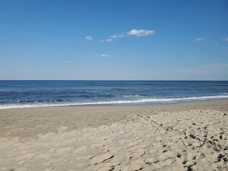 Beach across the street