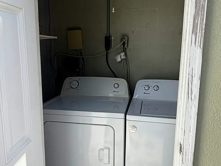 Covered washer and dryer